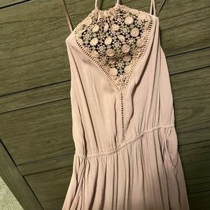 Light pink dress- very flowy- beautiful lace over chest- size S- worn few times